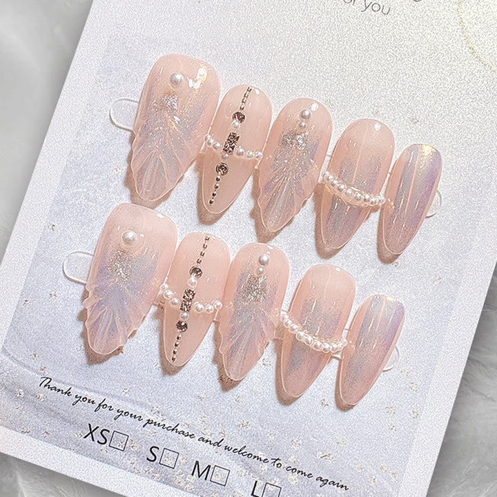 Decorative Press-On Nail Set Stornfield
