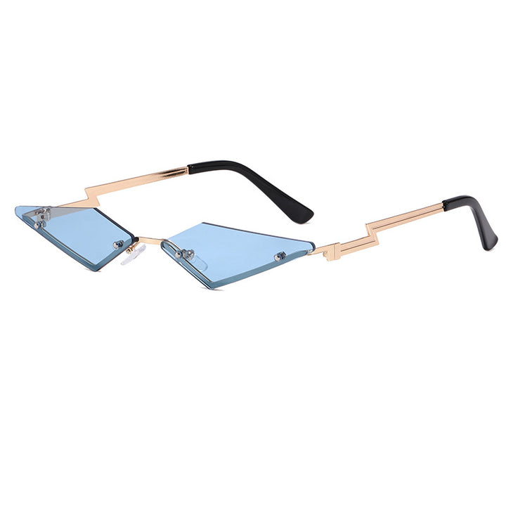 Women's geometric designer sunglasses with innovative frame Stornfield