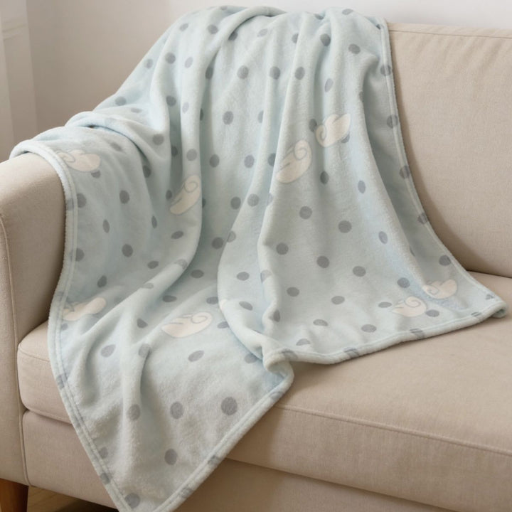 Soft Fleece Polka Dot Blanket