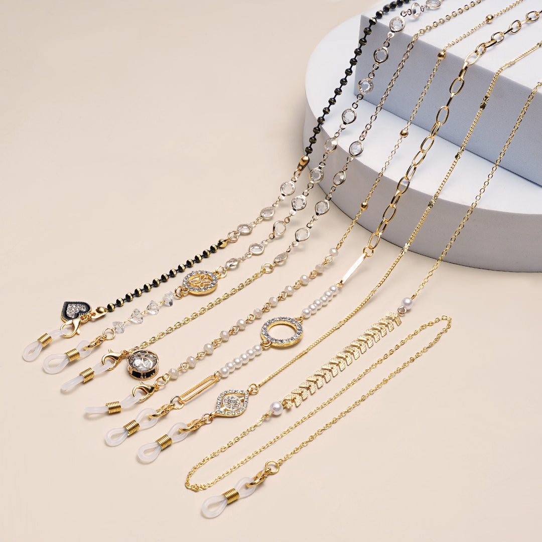Premium Pearl-Embellished Eyewear Chain Stornfield