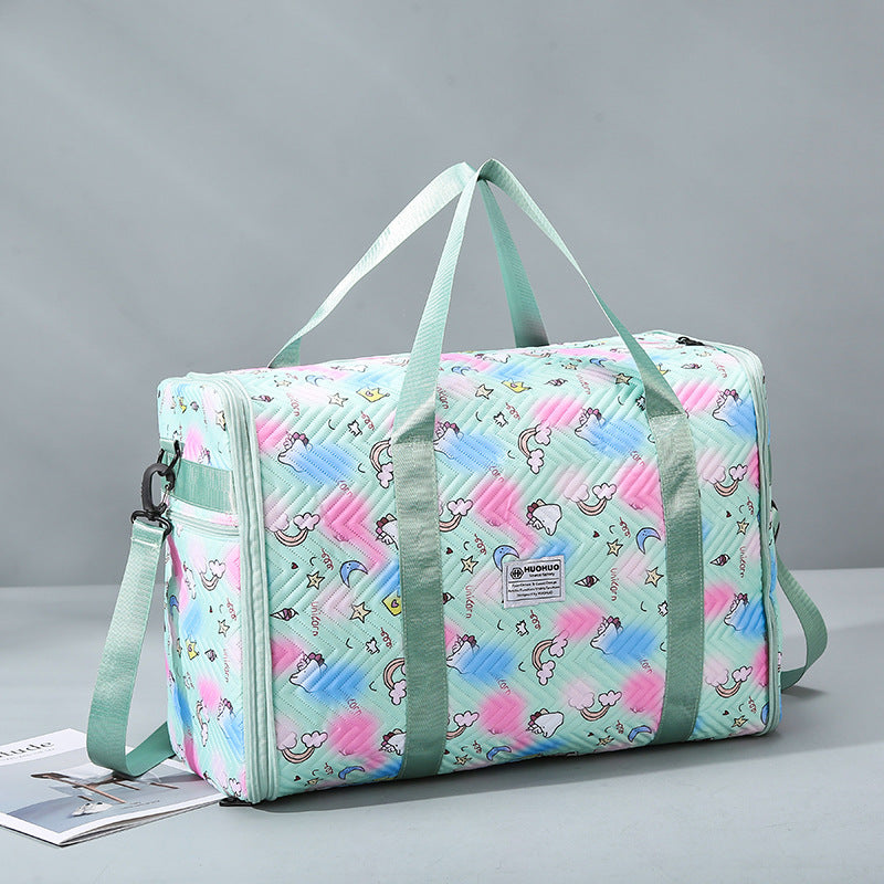 Fun Patterned Gym Duffel Bag