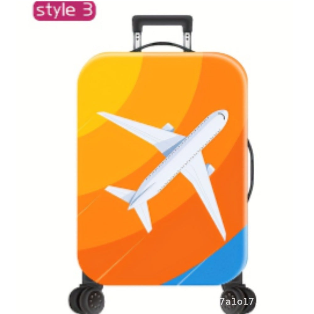 Unisex Hard Shell Travel Suitcase with Motivational Airplane Design Stornfield