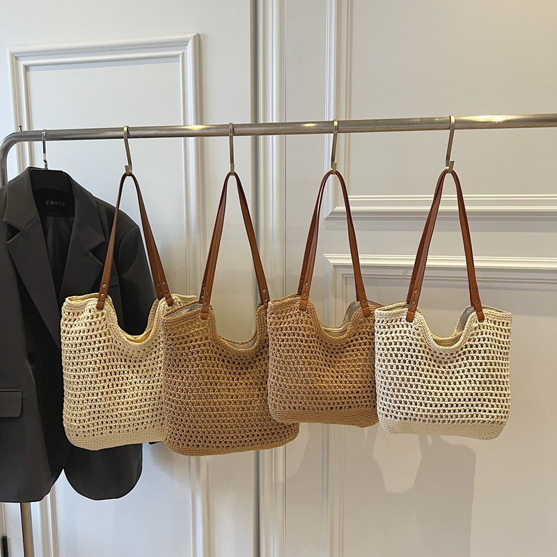 Handwoven Seagrass Beach Tote