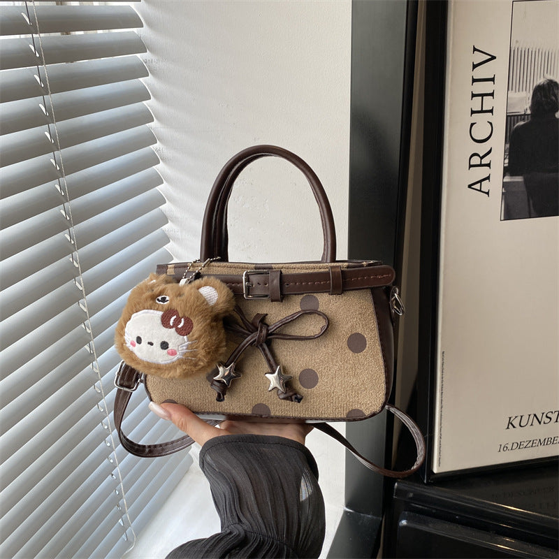 Playful Polka Dot Mini Handbag