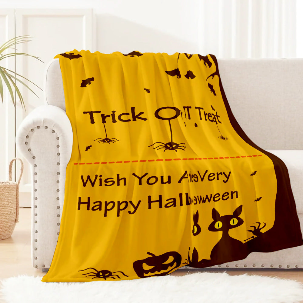 Halloween Themed Fleece Blanket Stornfield