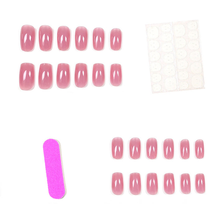 Elegant Square-Shape Gel Nail Enhancements Stornfield
