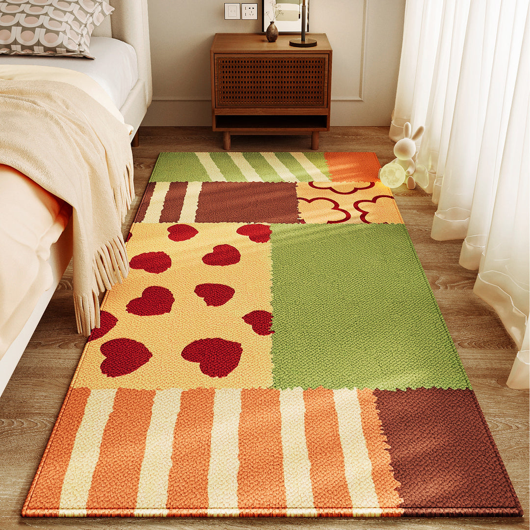 Playful Patchwork Area Rug