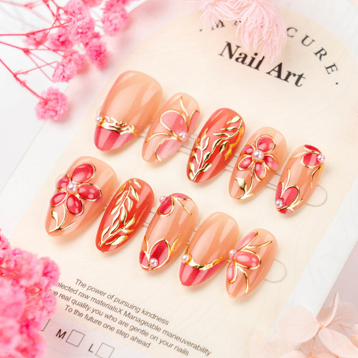 Artistic Floral Nail Art Kit