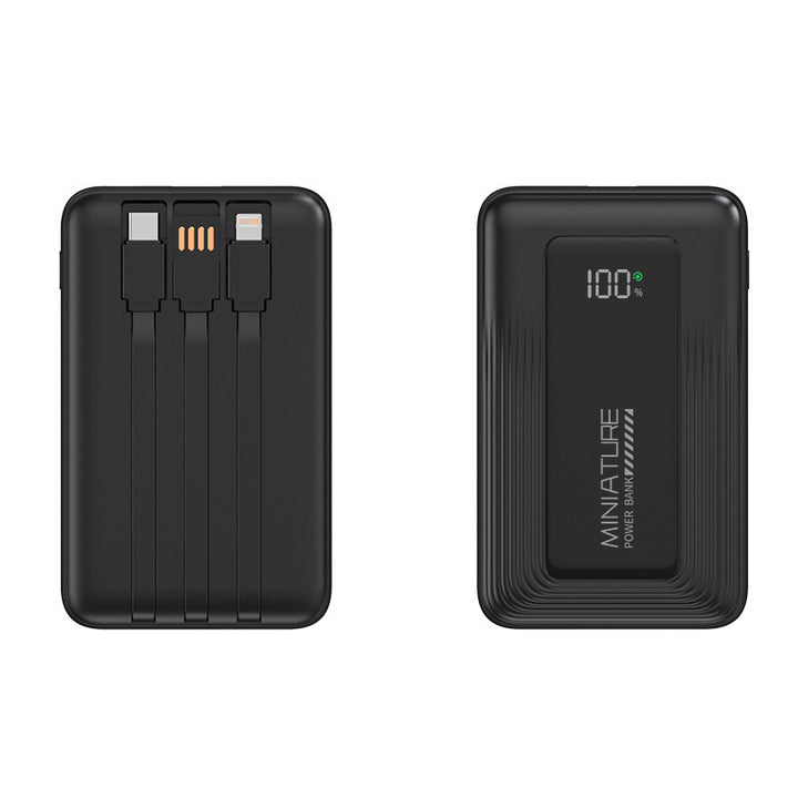 Portable power bank with digital capacity display and two USB ports Stornfield