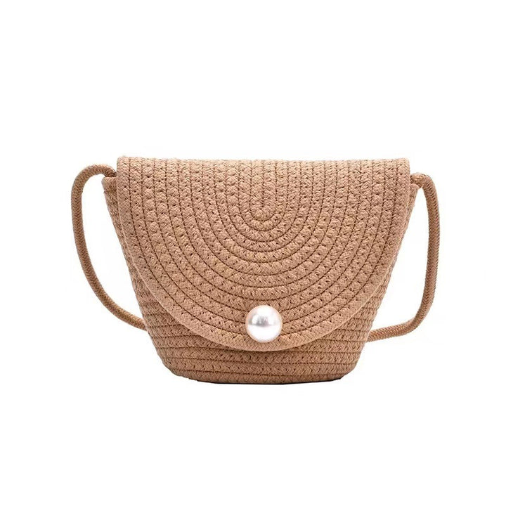 Shoulder bag with elegant pearl closure Stornfield