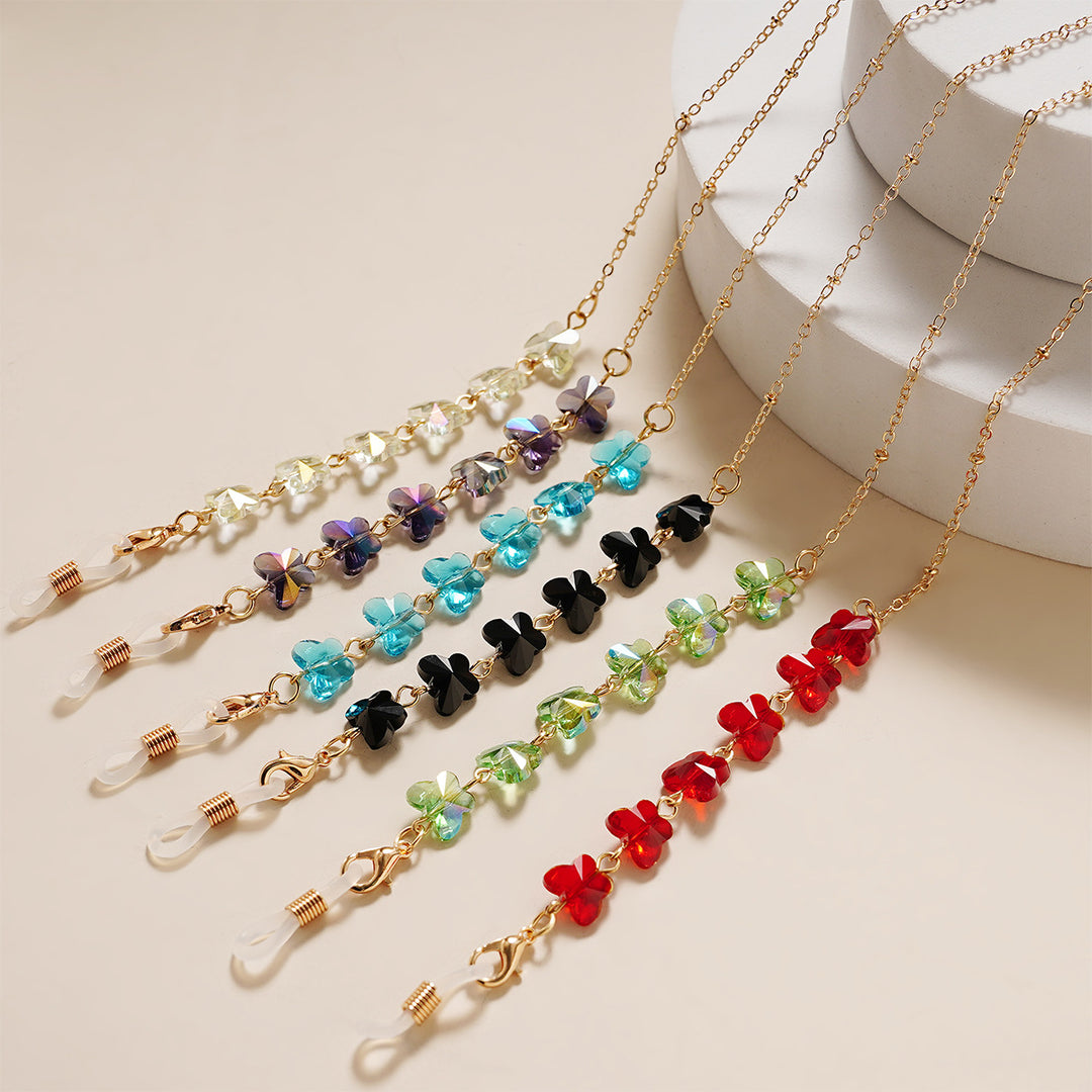 Floral Embellished Eyewear Chain Stornfield