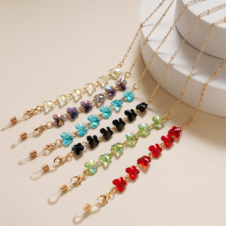 Floral Embellished Eyewear Chain Stornfield