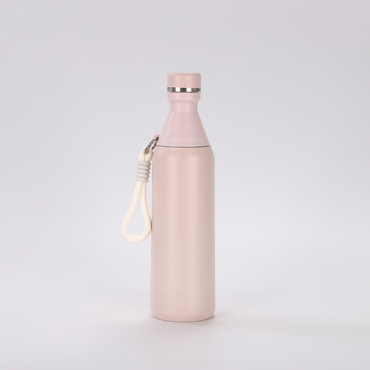 Ladies insulated drinking bottle with practical carrying strap Stornfield