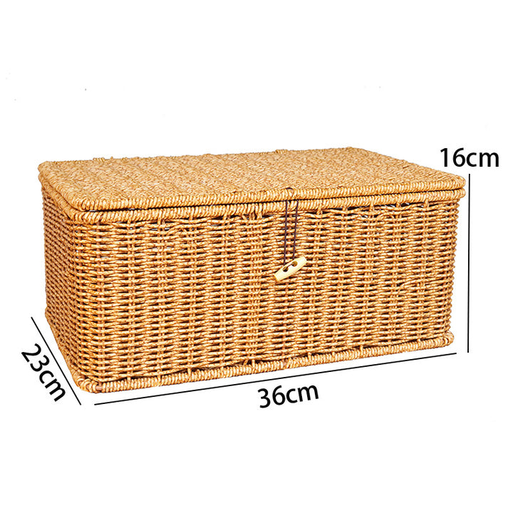 Handcrafted Wicker Storage Chest Stornfield