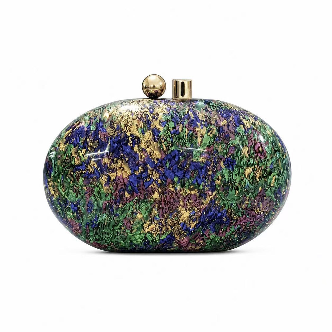 Elegant Oval Evening Clutch