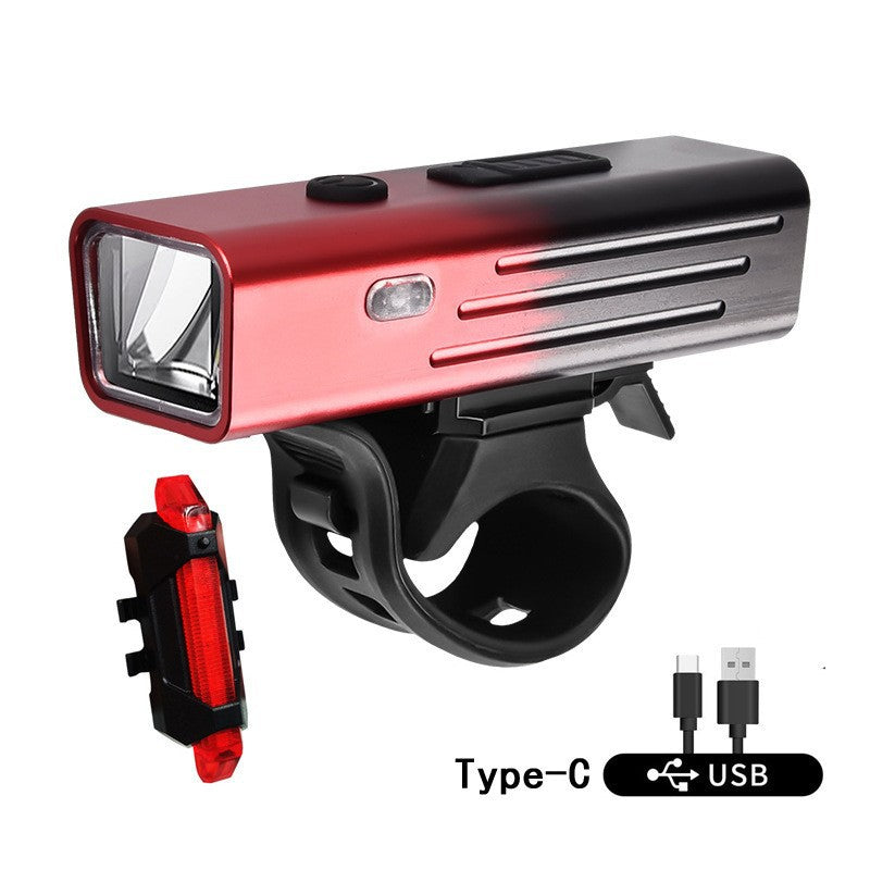 Rechargeable Bicycle Headlight and Safety Taillight Set Stornfield