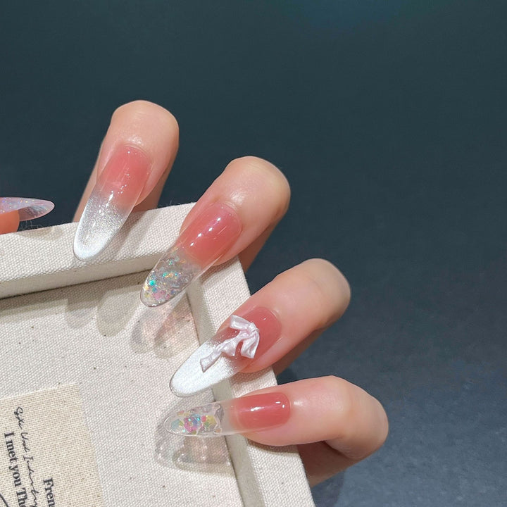 Elegant Glittering Press-On Nail Art Stornfield