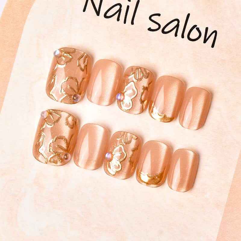Elegant Floral Design Press-On Nail Art Set Stornfield 1790636584