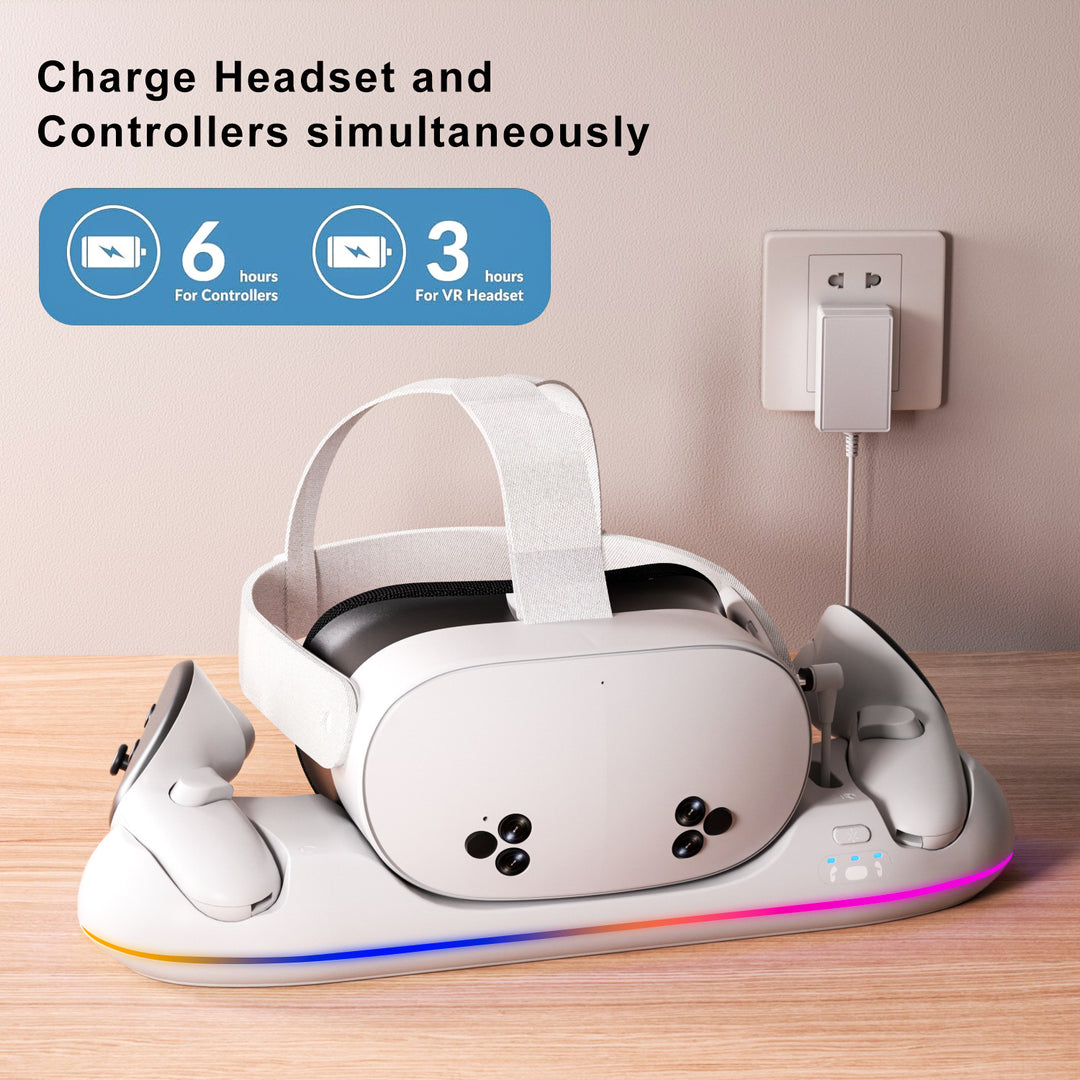 VR-Headset Stand with Practical Storage Compartments Stornfield