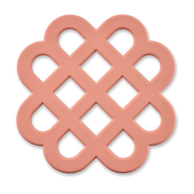 Heat-resistant silicone coaster with decorative design Stornfield