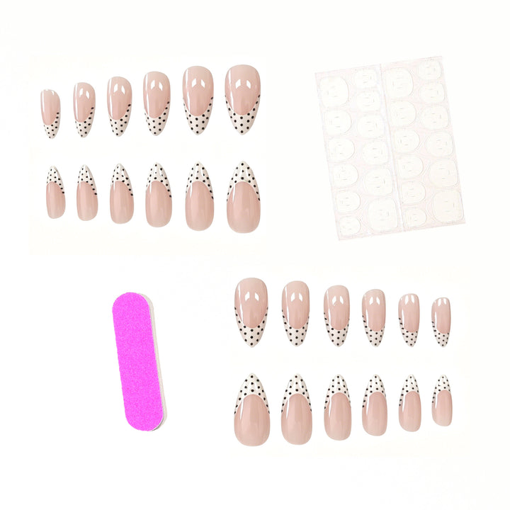 Artistic Polka Dot Nail Art Extensions Stornfield