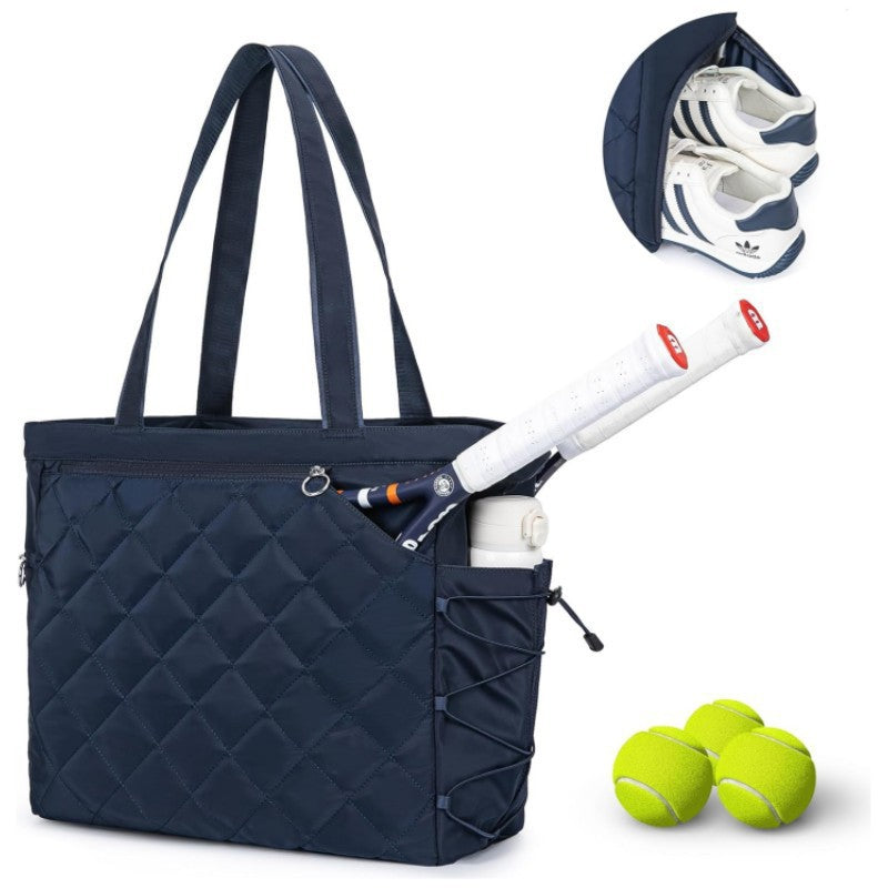 Quilted Tennis Gear Tote Stornfield
