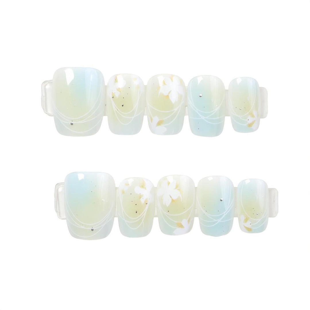 Elegant Floral Art Press-On Nails Stornfield