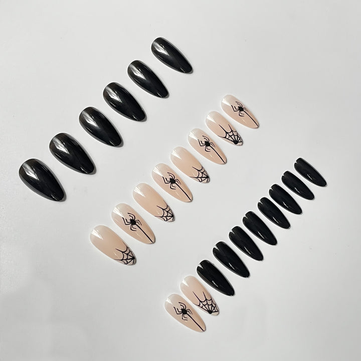 Artistic Halloween-Themed Nail Art Set Stornfield