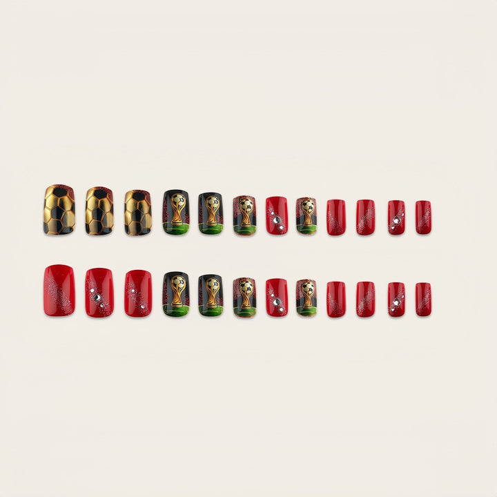 Sporty Football Art Nails Stornfield