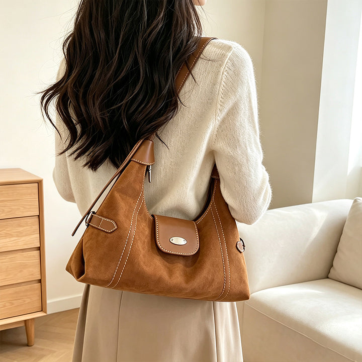 Stylish Suede Shoulder Bag Stornfield