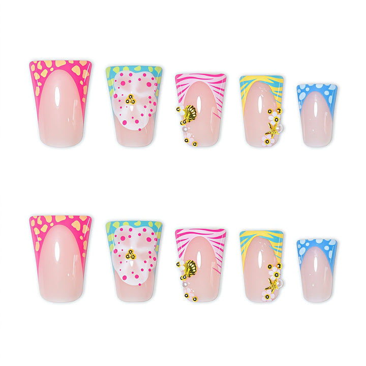 Artistic Themed Press-On Nail Extensions Stornfield