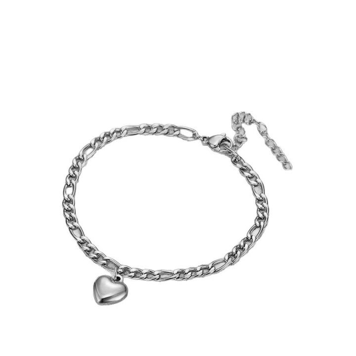 Heart Charm Link Bracelet Stornfield
