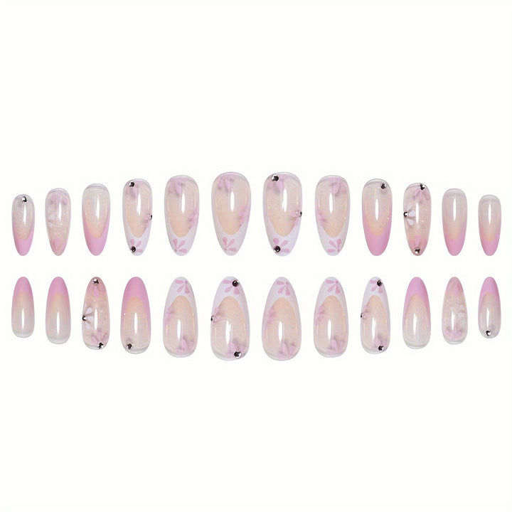 Floral Art Acrylic Nail Set Stornfield
