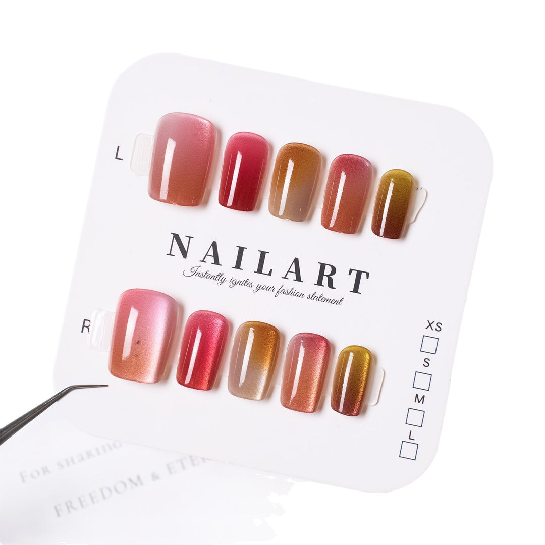 Premium Gradient Press-On Nail Set Stornfield