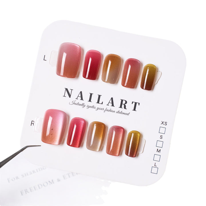 Premium Gradient Press-On Nail Set Stornfield