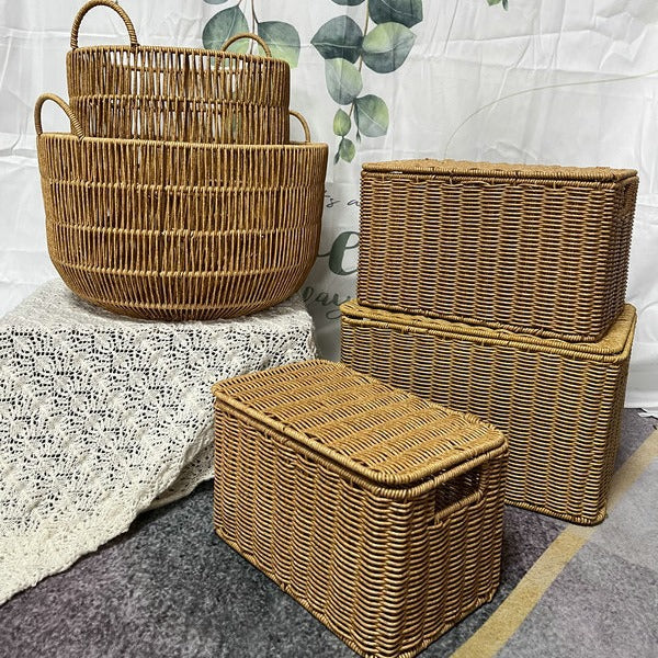 Contemporary Rectangular Woven Storage Bin Stornfield