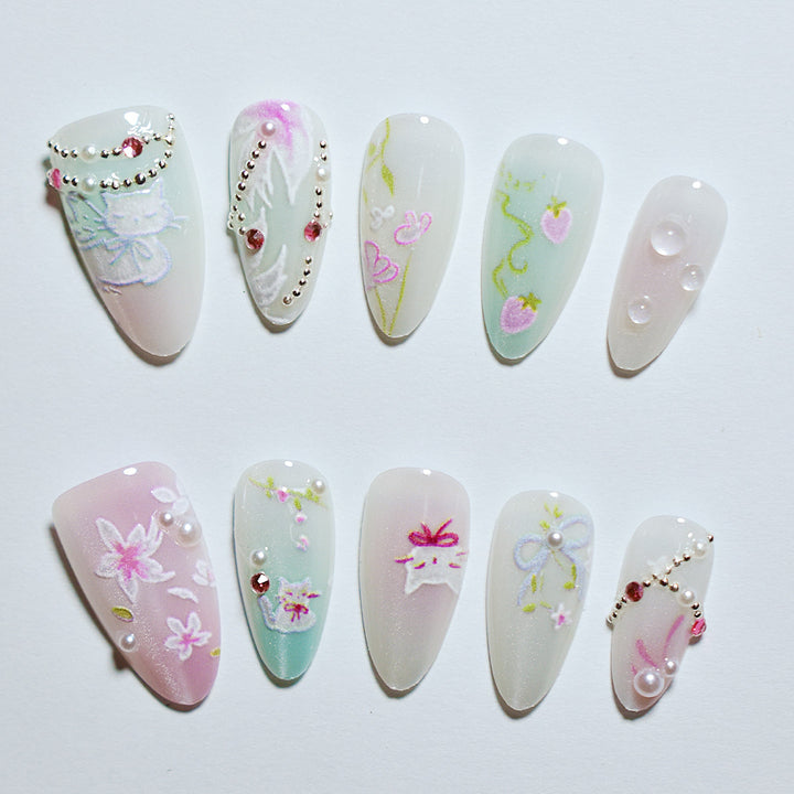 Thematic Artisan Press-On Nail Set Stornfield