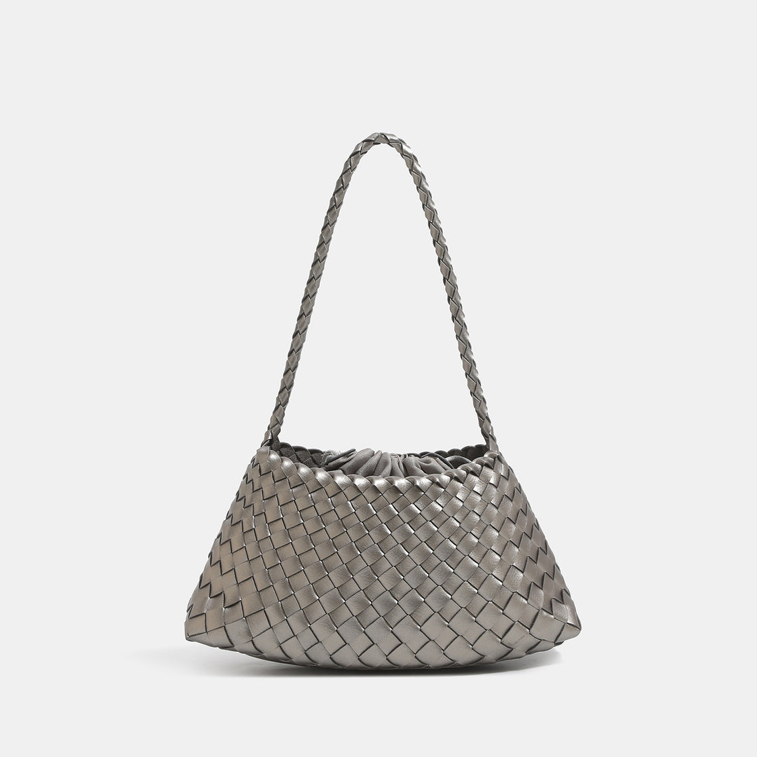 Woven Leather Handbag