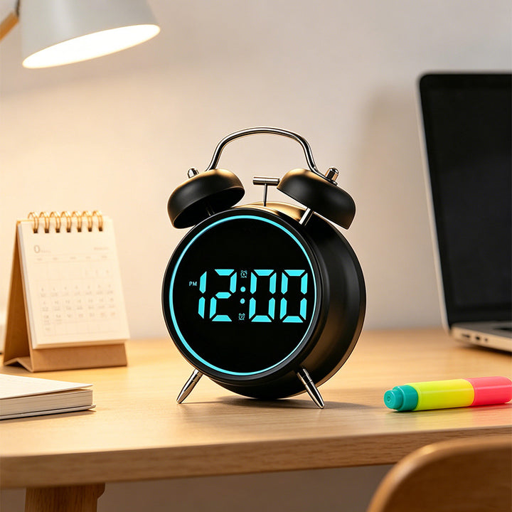 Digital Radio Alarm Clock in Modern Design Stornfield