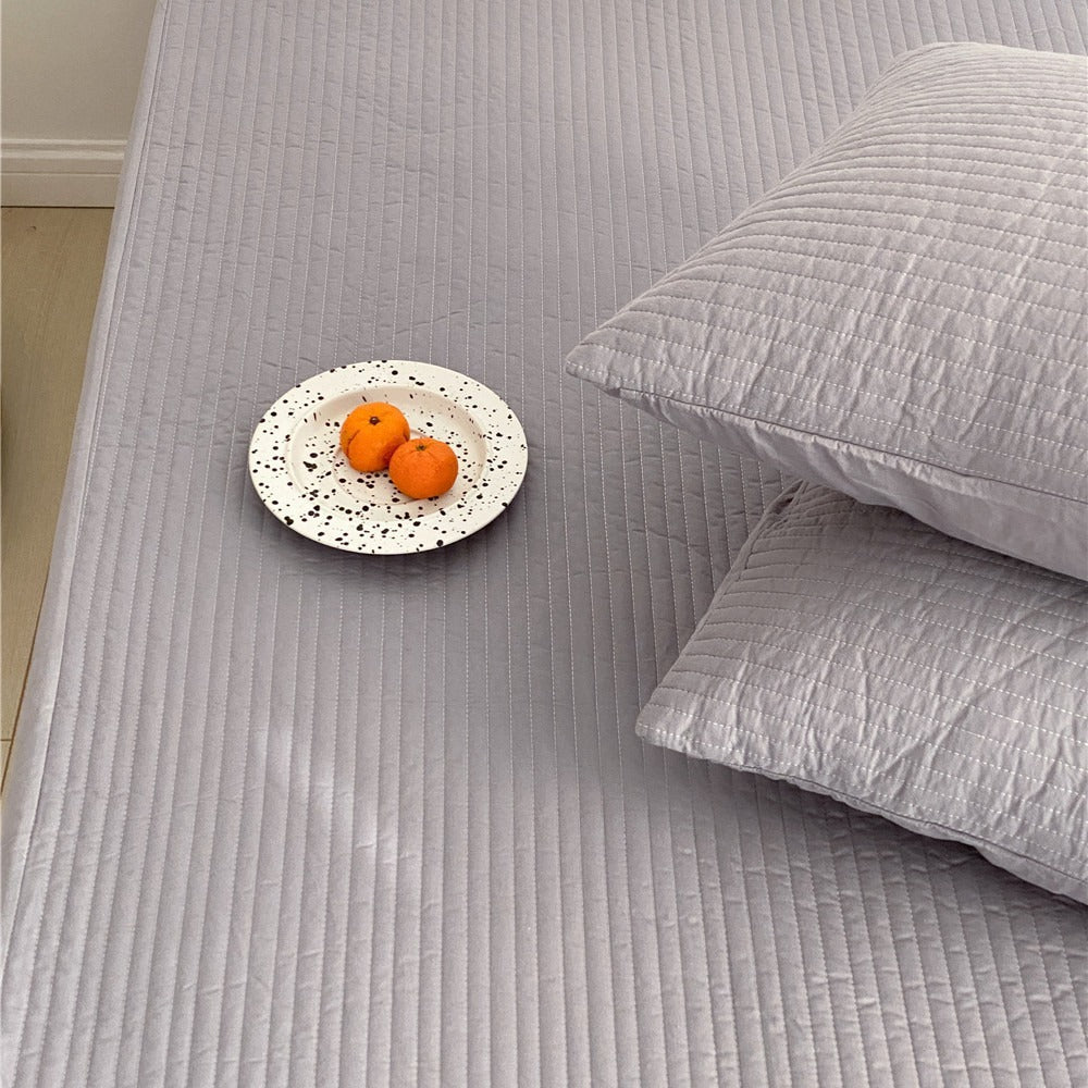 Quilted Cotton Mattress Pad Protector Breathable Hypoallergenic Mattress Topper