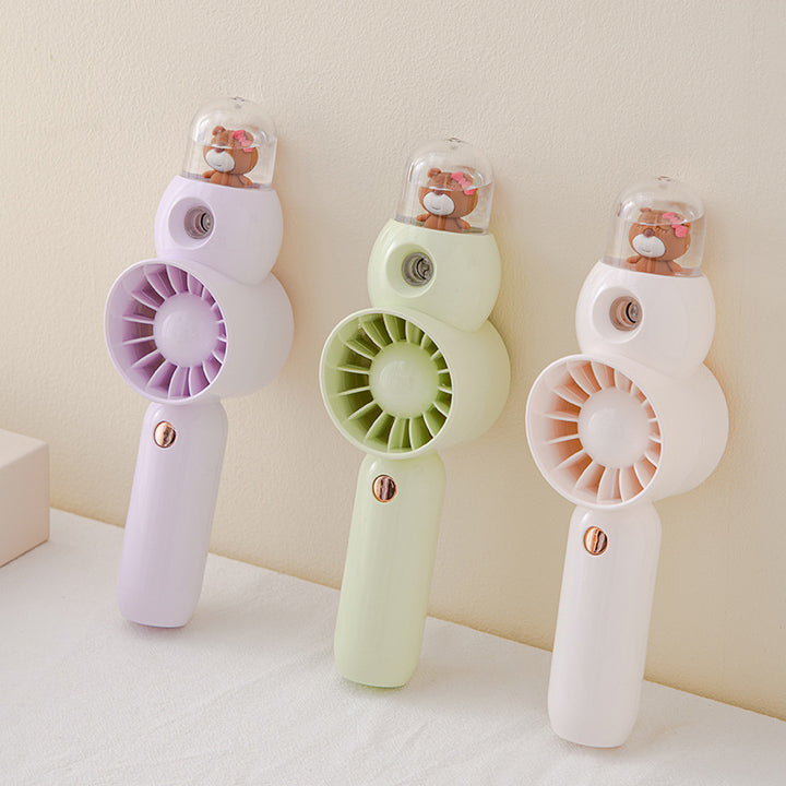 Unisex Portable Hand Fan with Cute Animal Design Stornfield