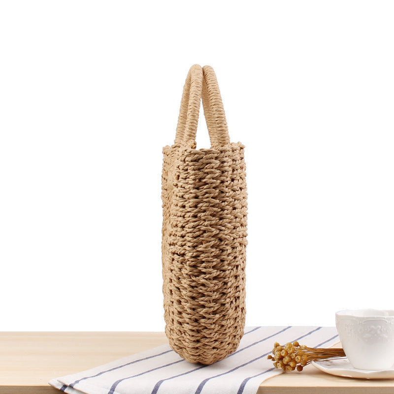 Stylish basket bag with wide handle Stornfield