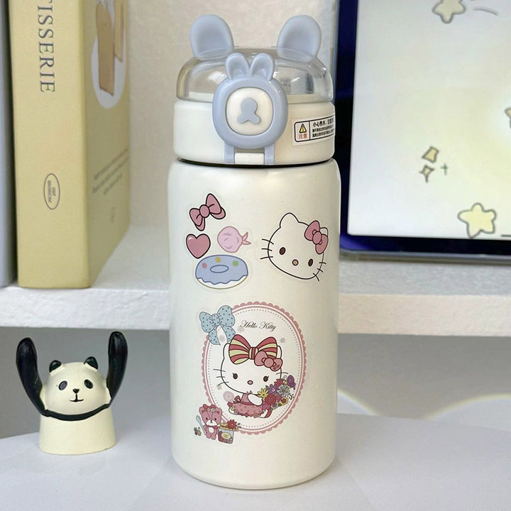 Women's insulated drinking bottle with secure flip lid and cute design Stornfield
