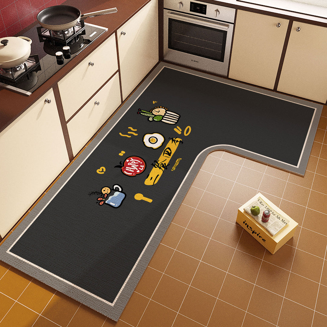Kitchen-Themed Comfort Mat