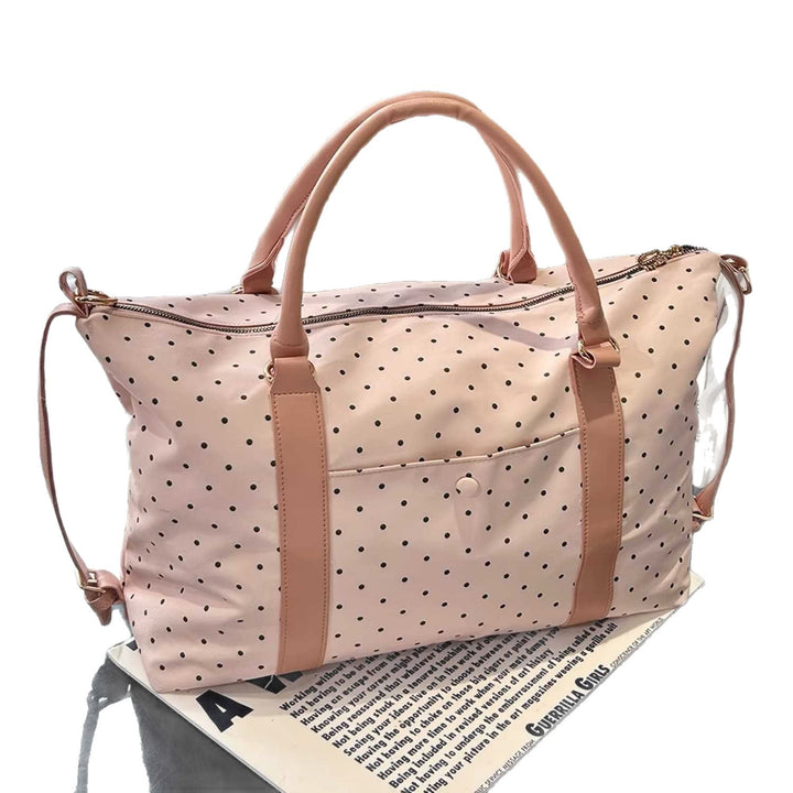 Stylish Polka Dot Travel Duffel Bag Stornfield
