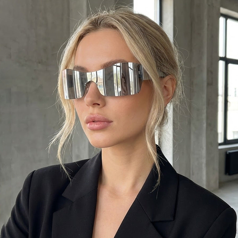 Women's sporty racing sunglasses with innovative breathable frame Stornfield