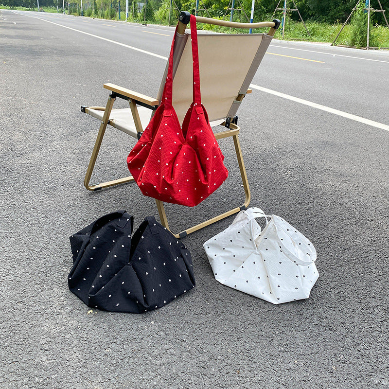 Stylish Dot Pattern Tote Bag