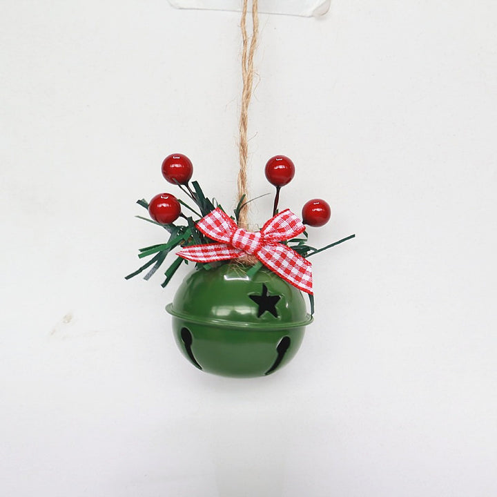 Christmas bell with decorative wreath