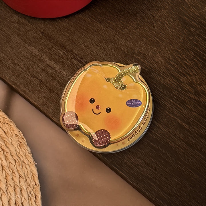 Funny coaster in eggplant design Stornfield