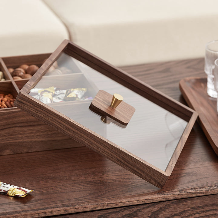 Elegant Wooden Snack Storage Stornfield